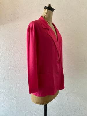 deep pink jacket