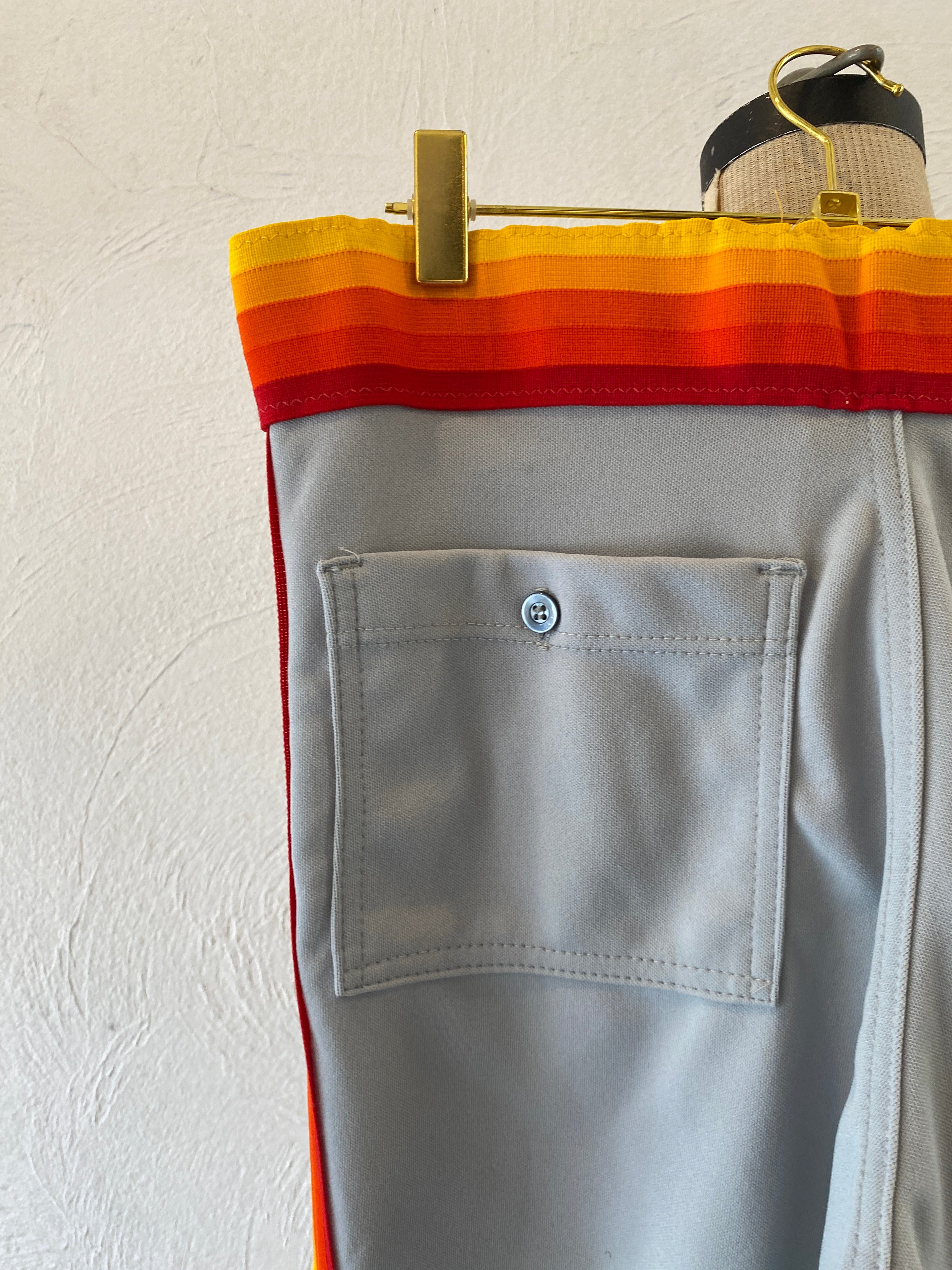 orange line baseball pants