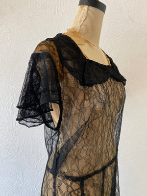 black  lace dress