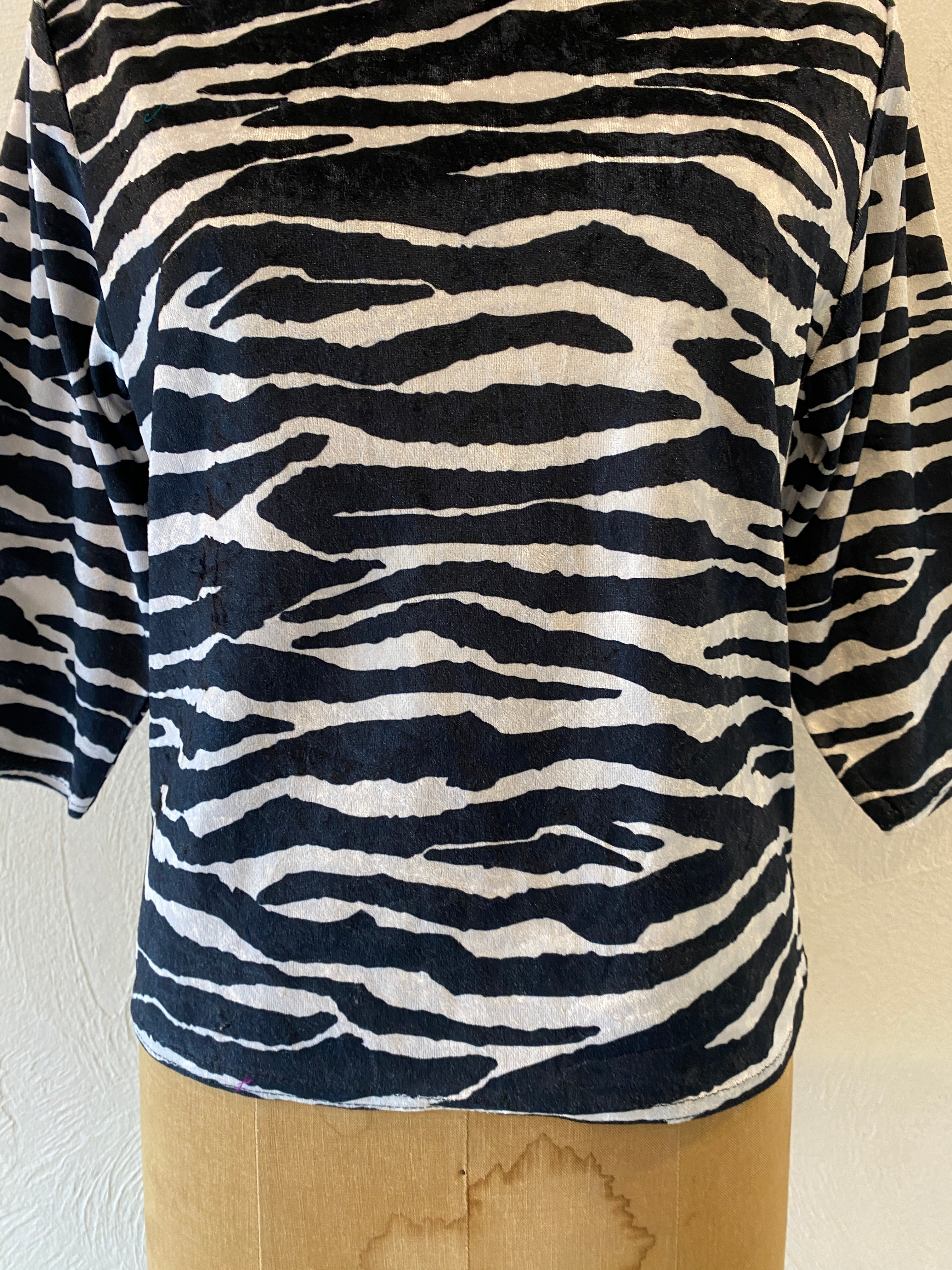 zebra velours T