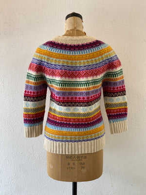 mix boarder knit