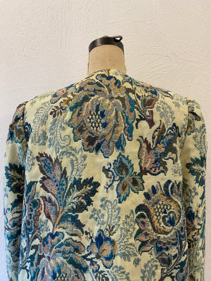 jacquard flower jacket