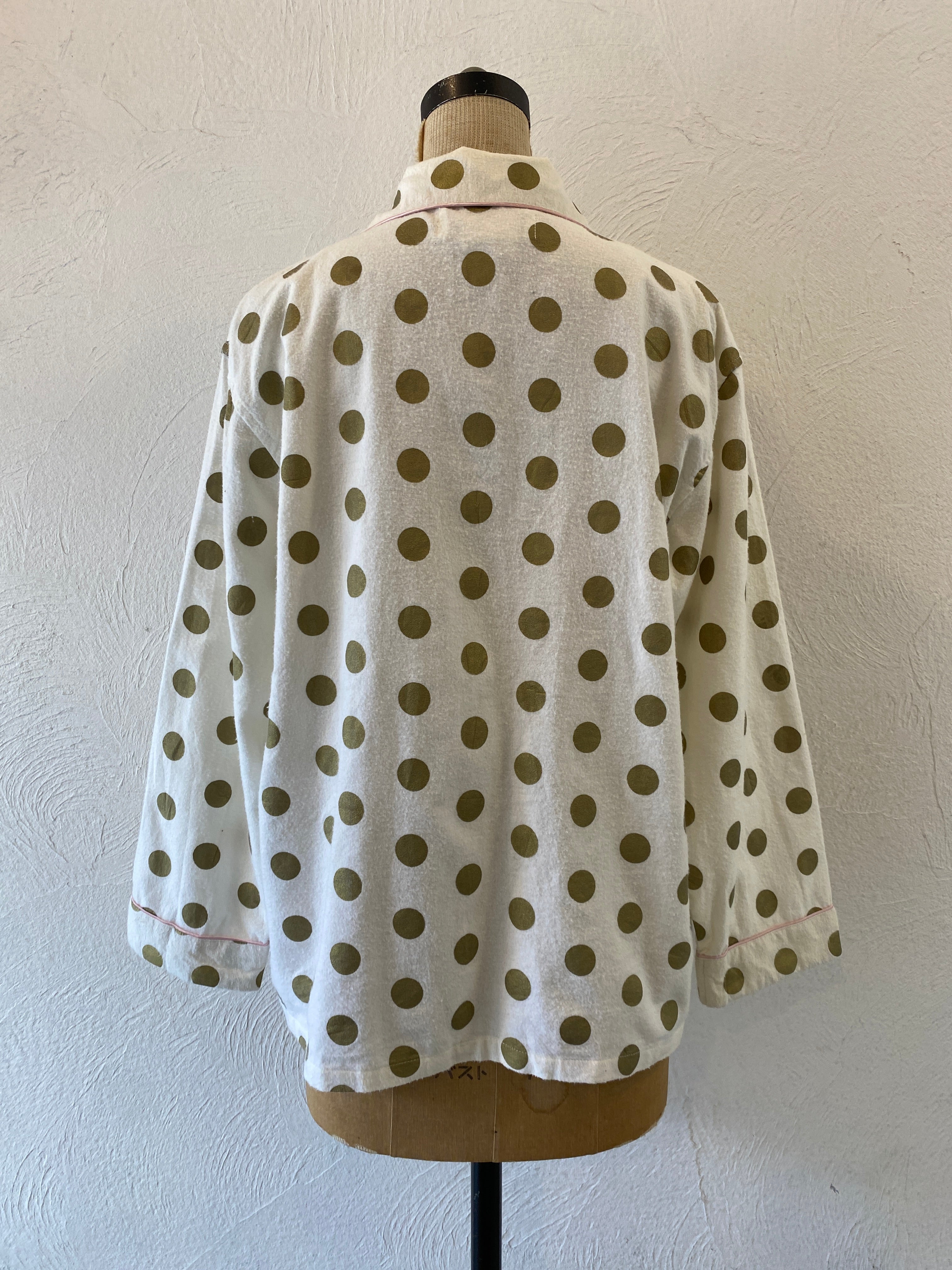 gold dot flannel shirts