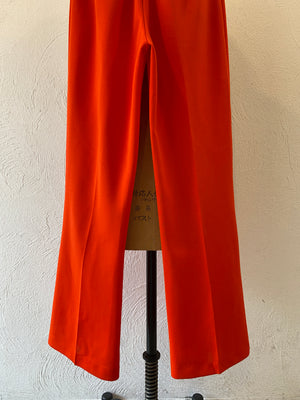 orange ester pants