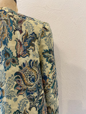 jacquard flower jacket