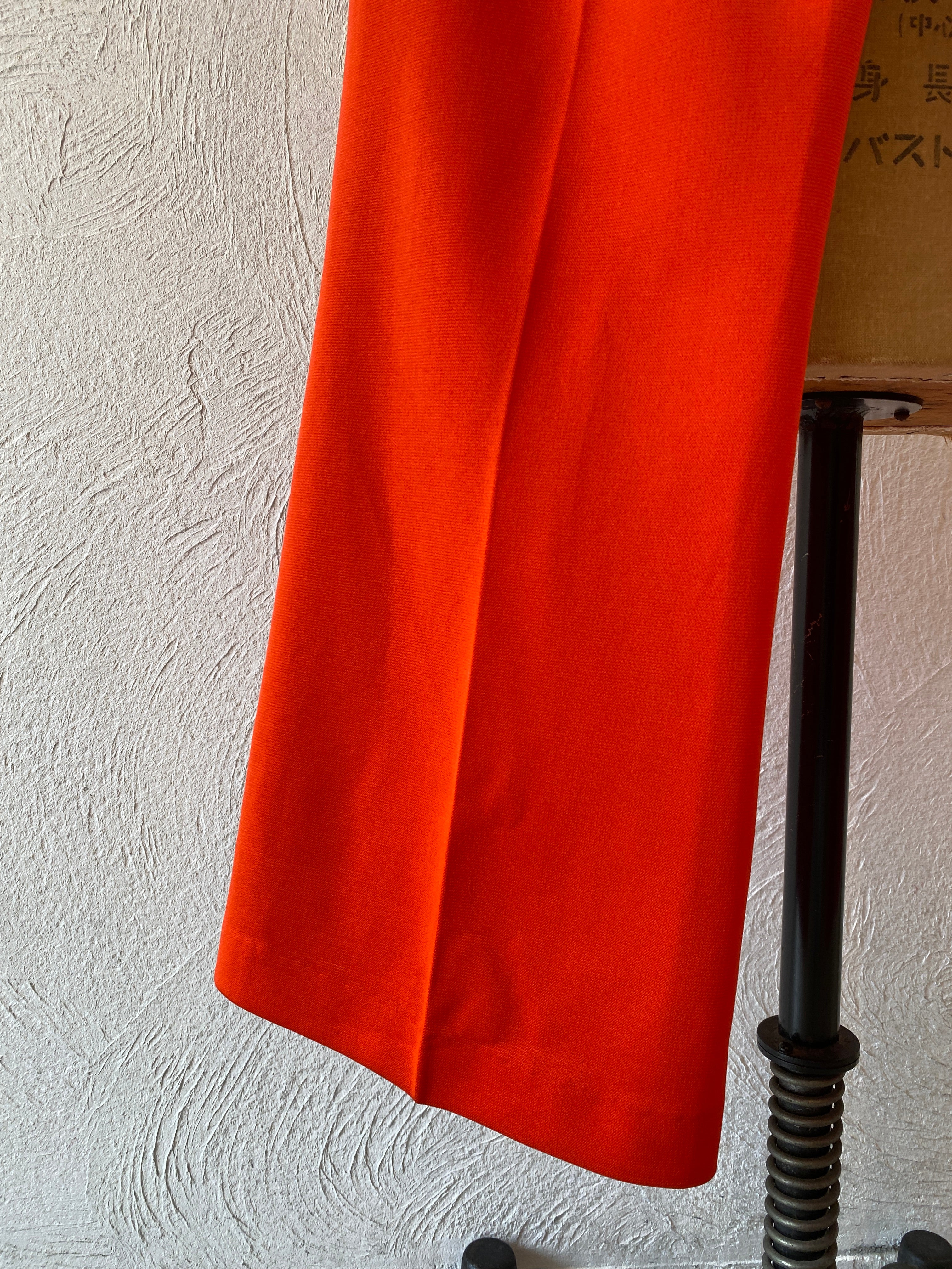 orange ester pants