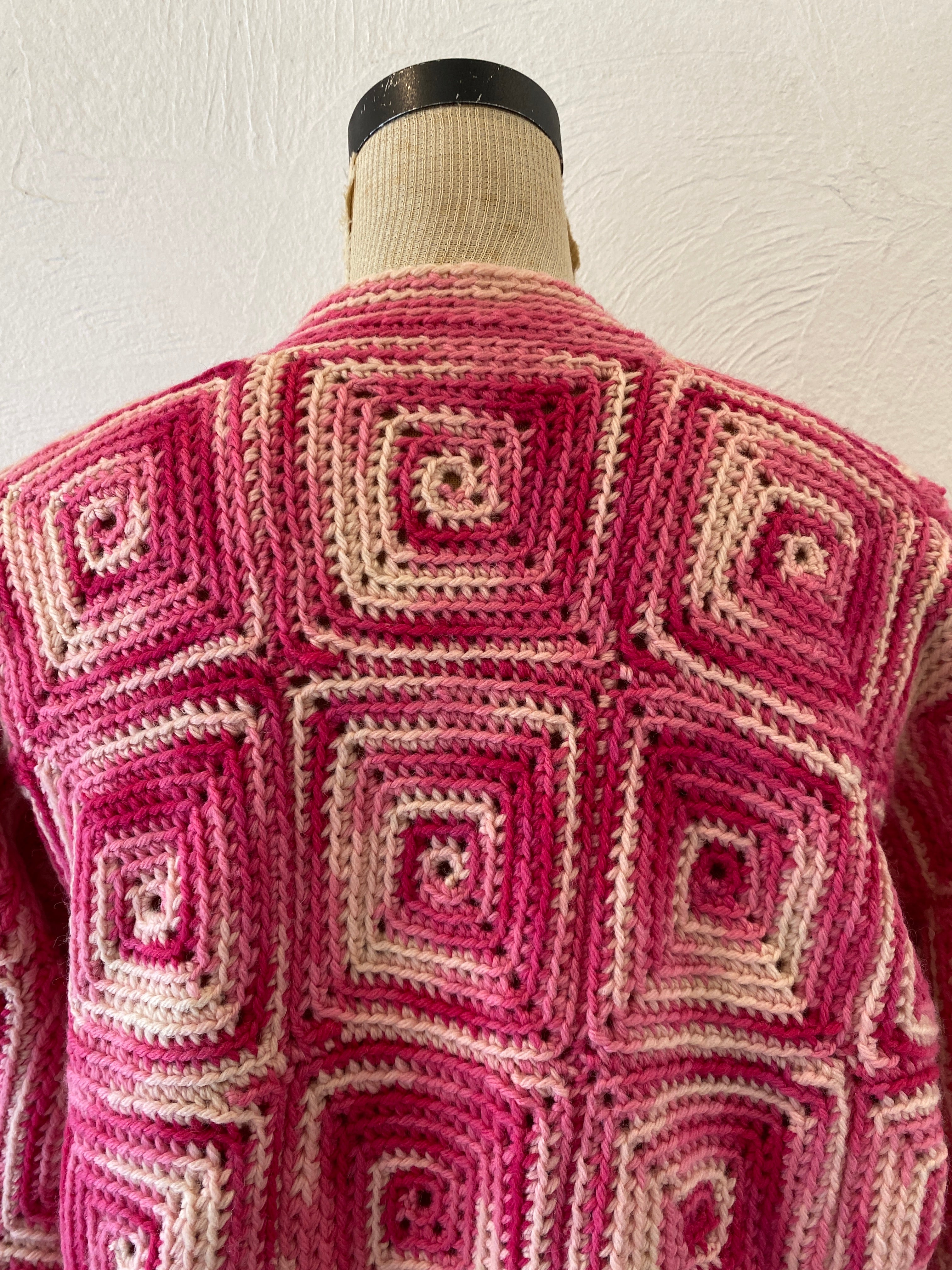 hand knit cardigan