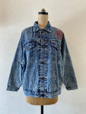 studs denim jacket