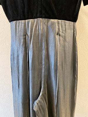 velour&silver all-in-one