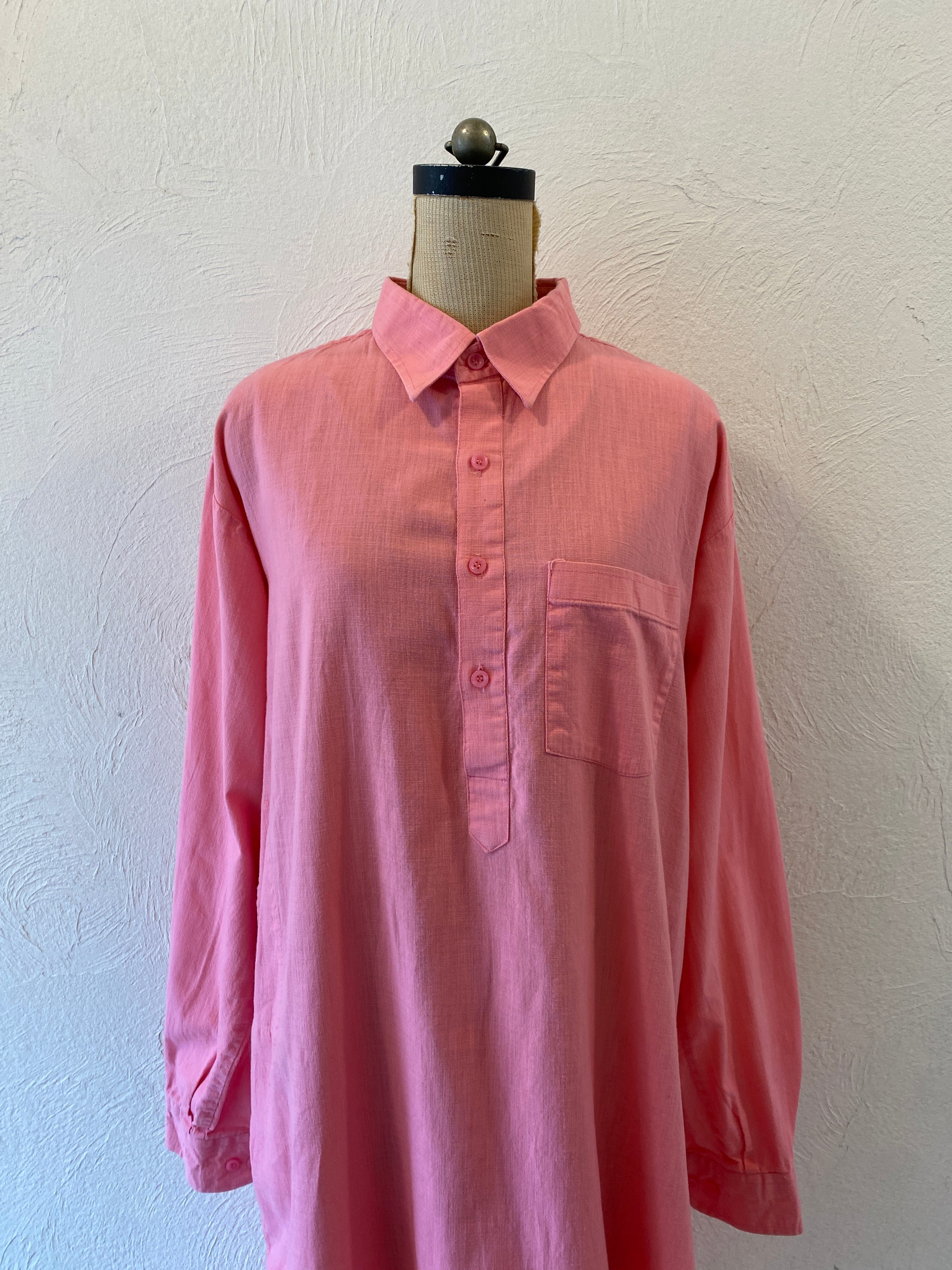 pink shirts dress