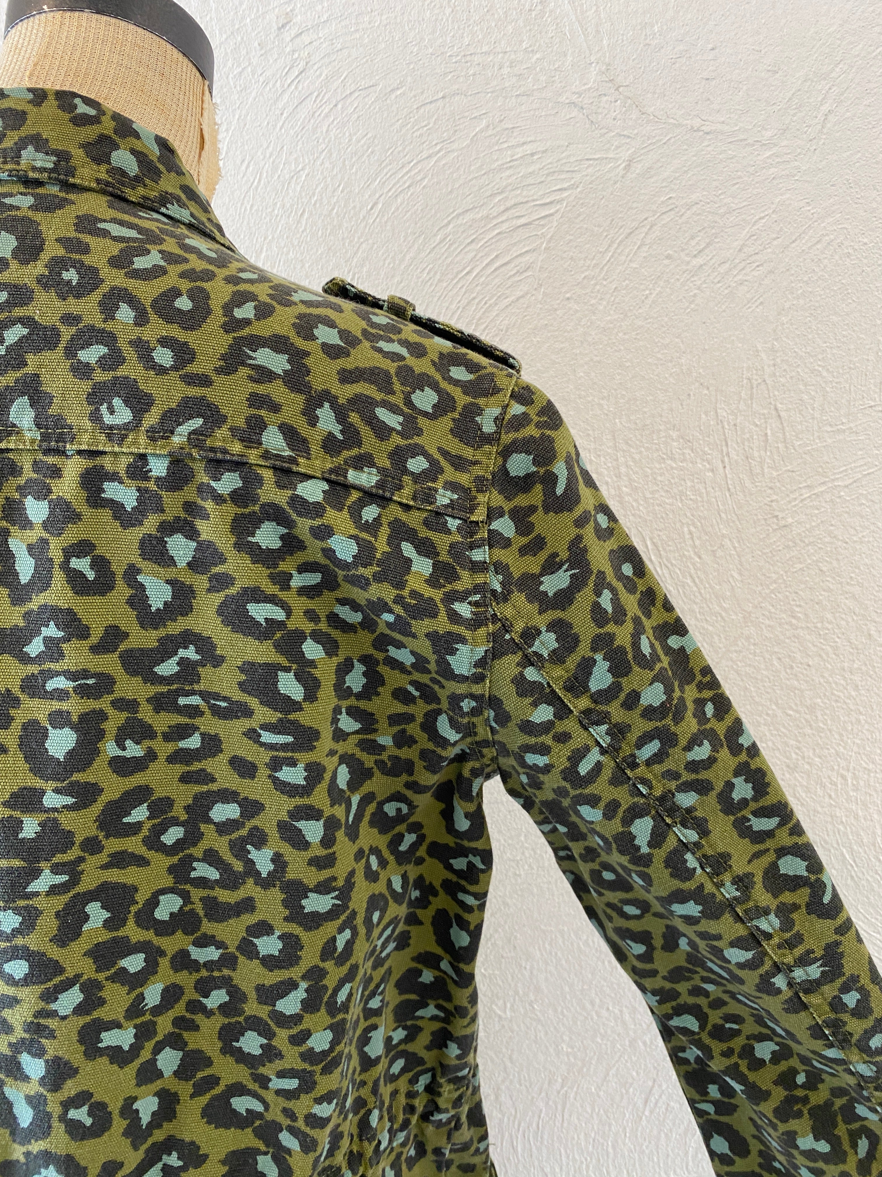 leopard safari jacket