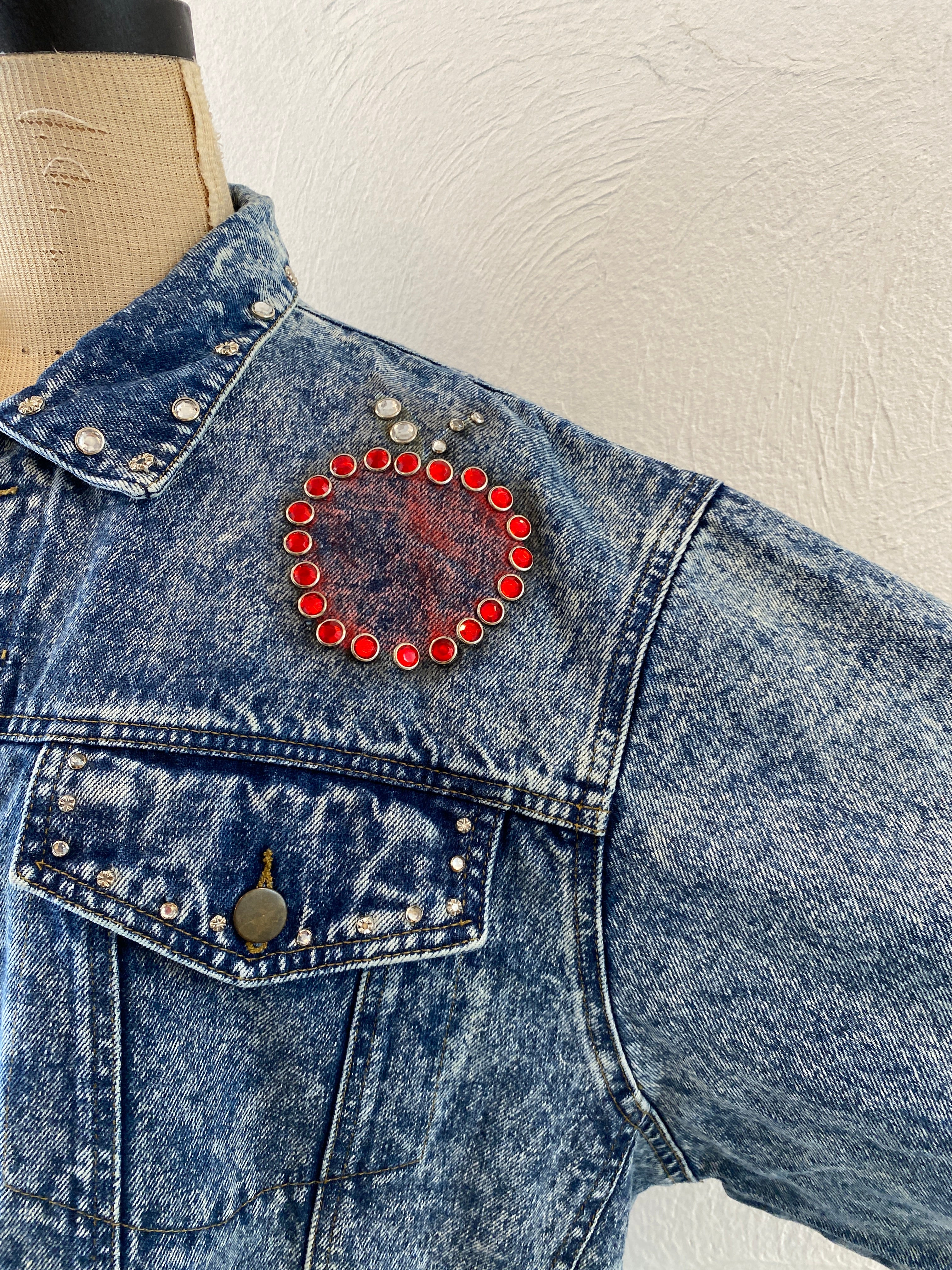 studs denim jacket