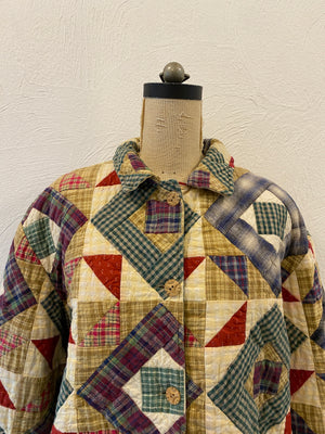 2way patchwork jacket