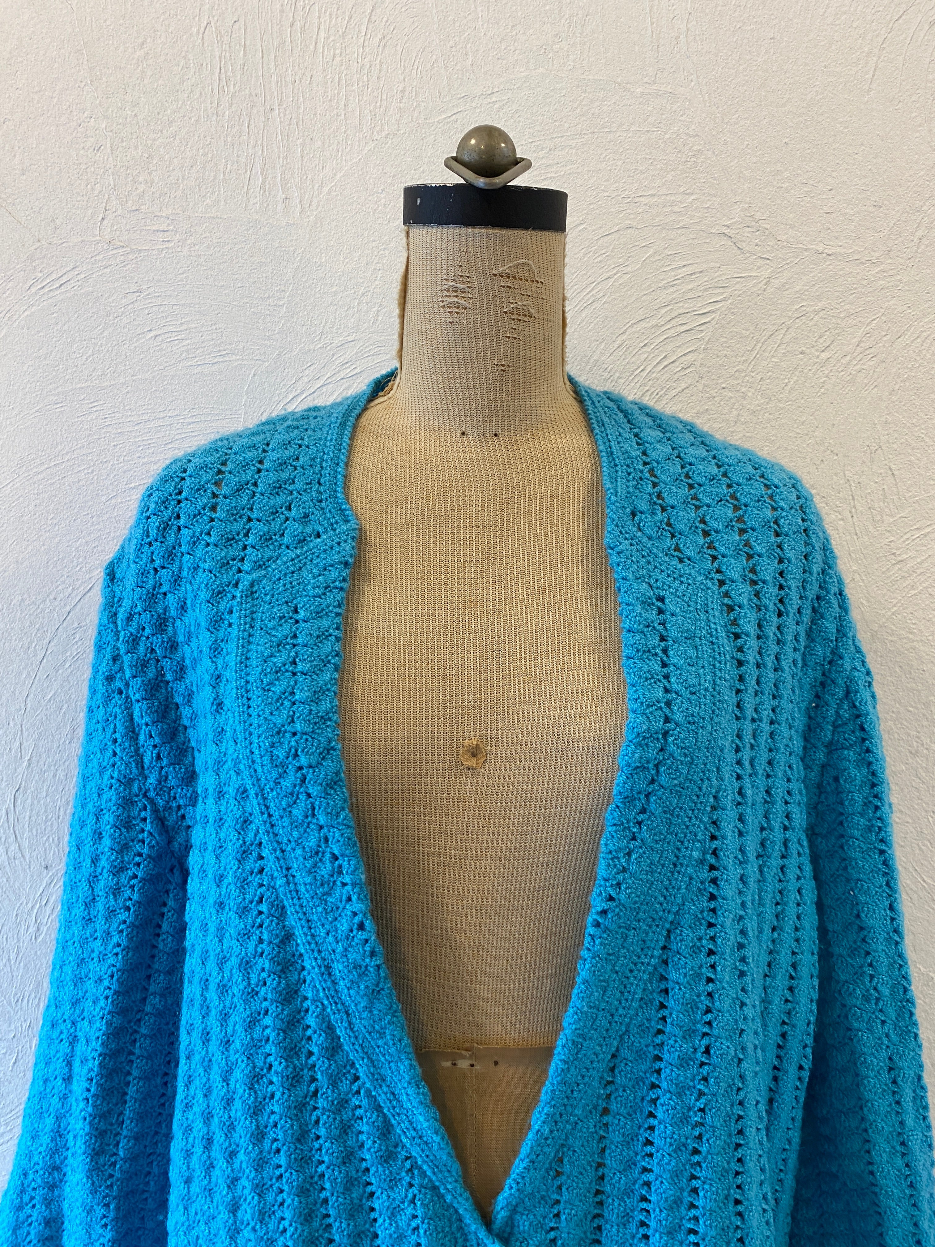 oversize knit jacket