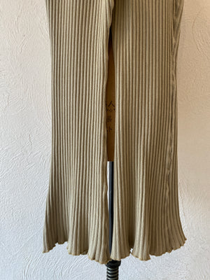 rib flare pants