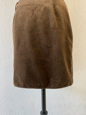 velours wrap skirt