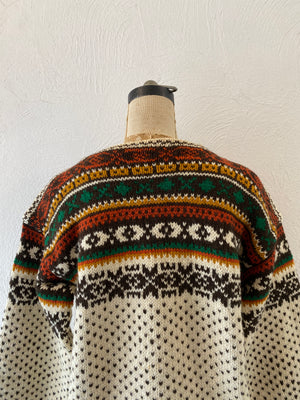 brown hand knit