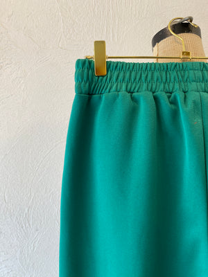 green jersey pants