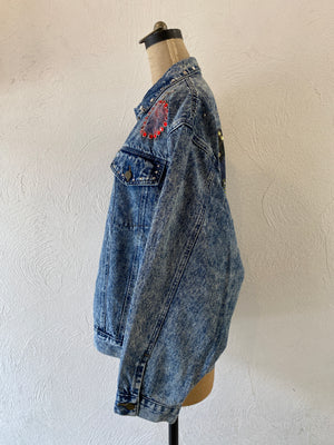 studs denim jacket