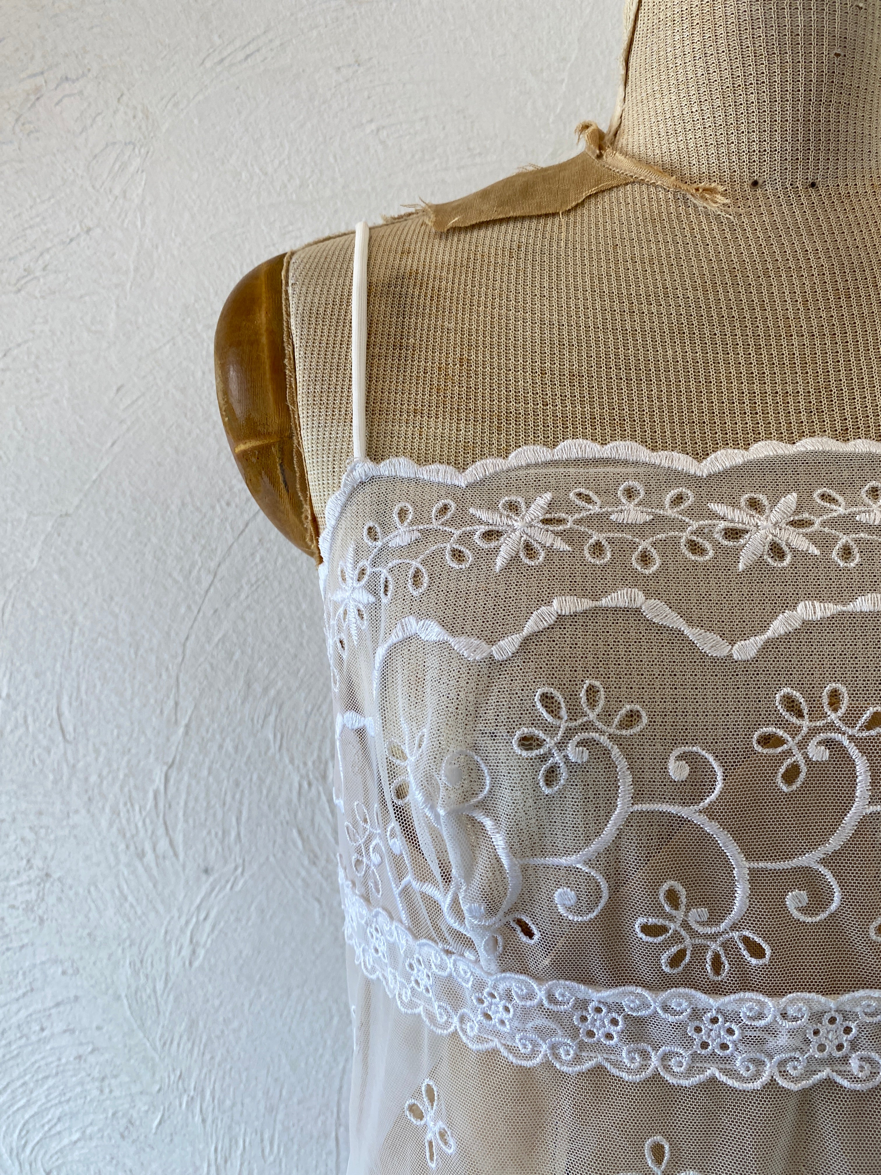 embroidery through camisole