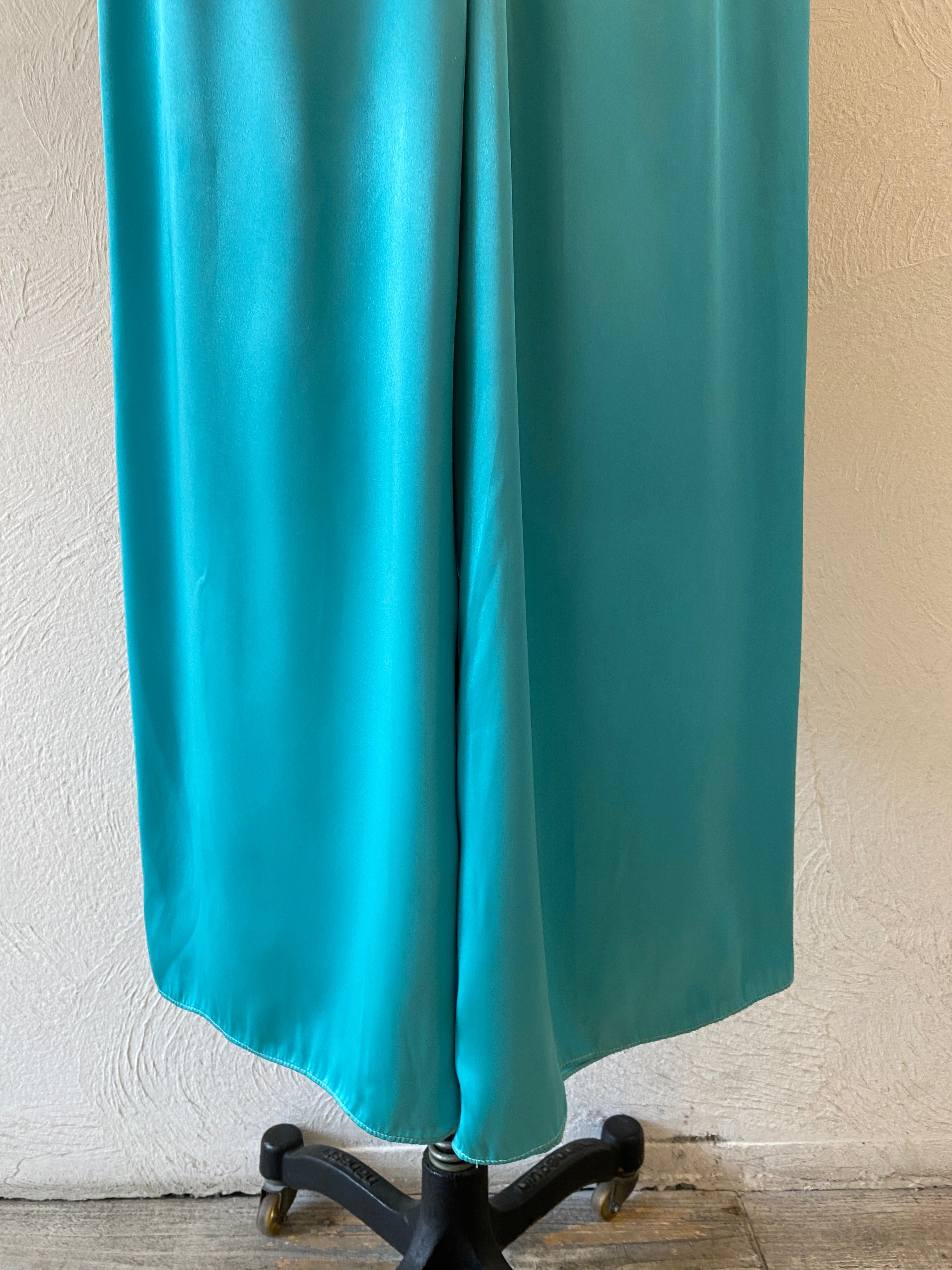 wide satin pants