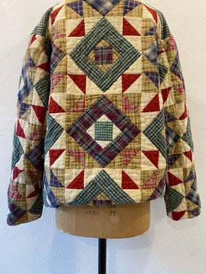 2way patchwork jacket