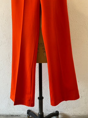 orange ester pants