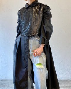 silver bonding mesh vest