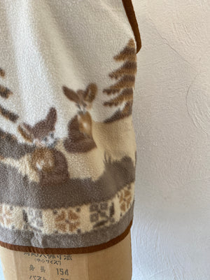 bambi fleece vest