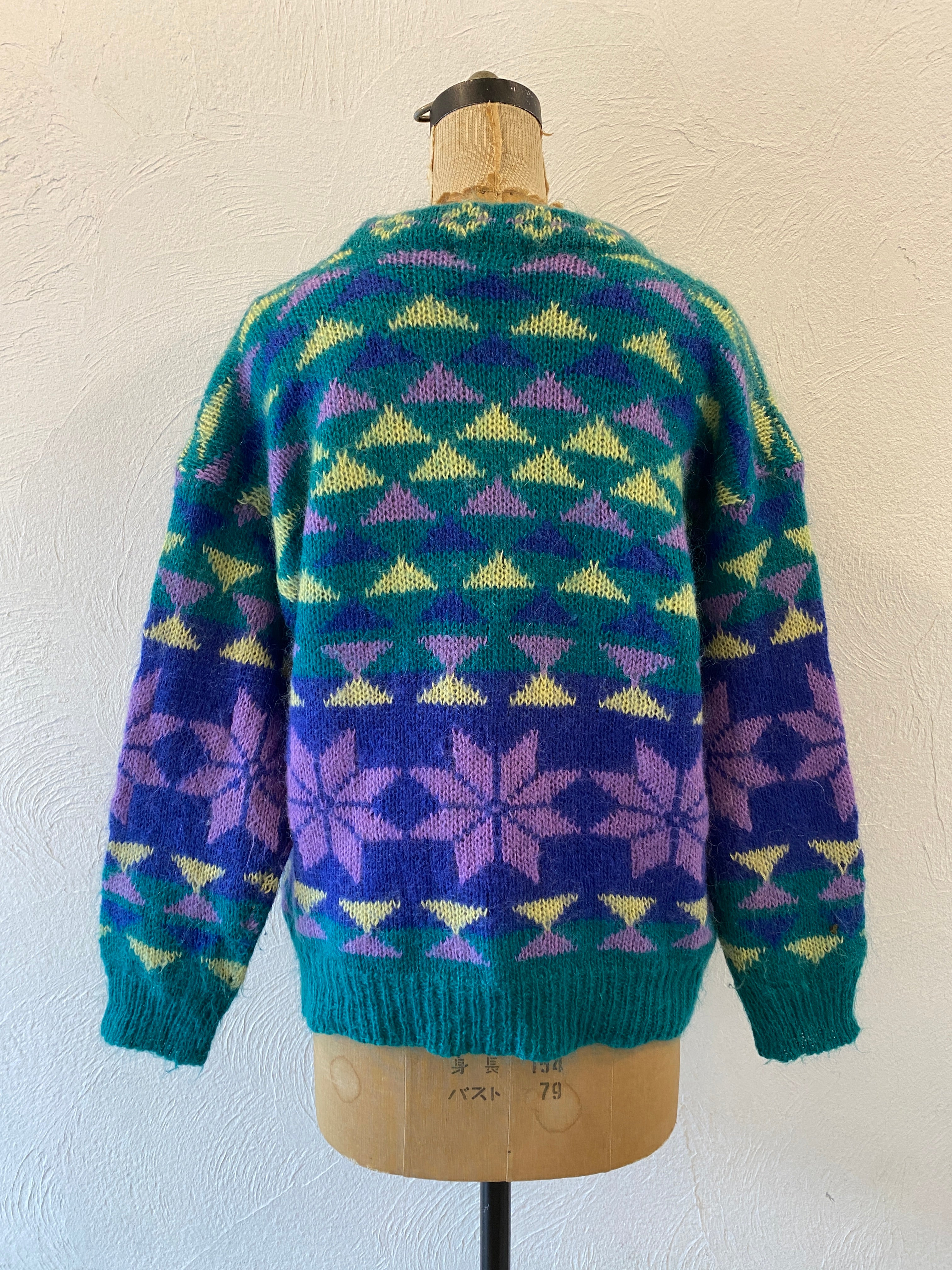 mohair triangle knit