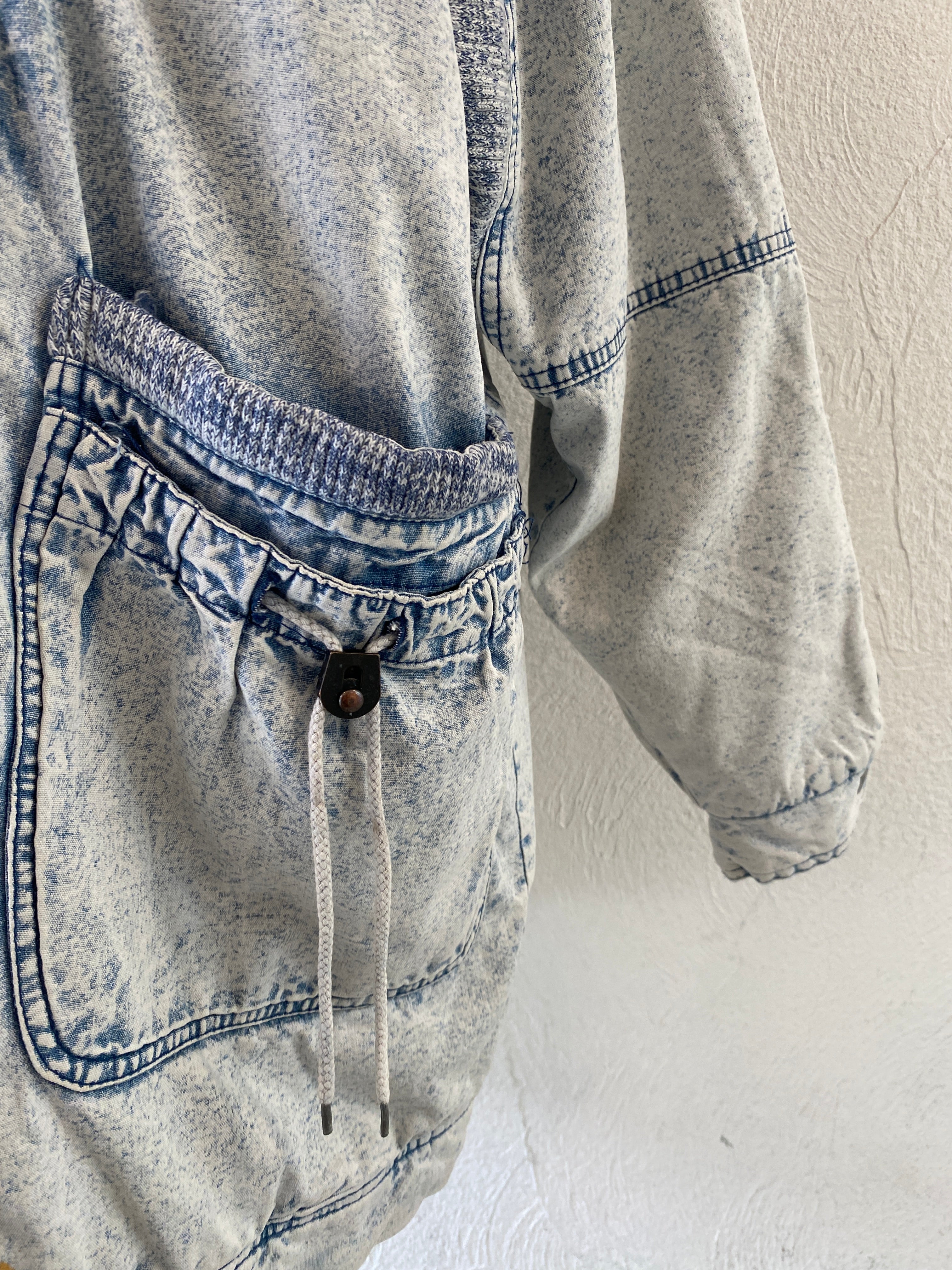 chemical wash padding jumper