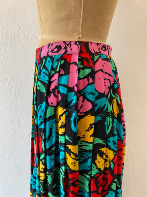deep color rose skirt