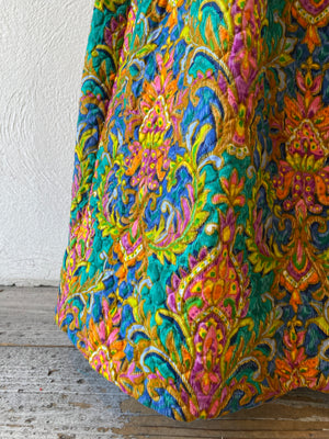 vintage quilt skirt