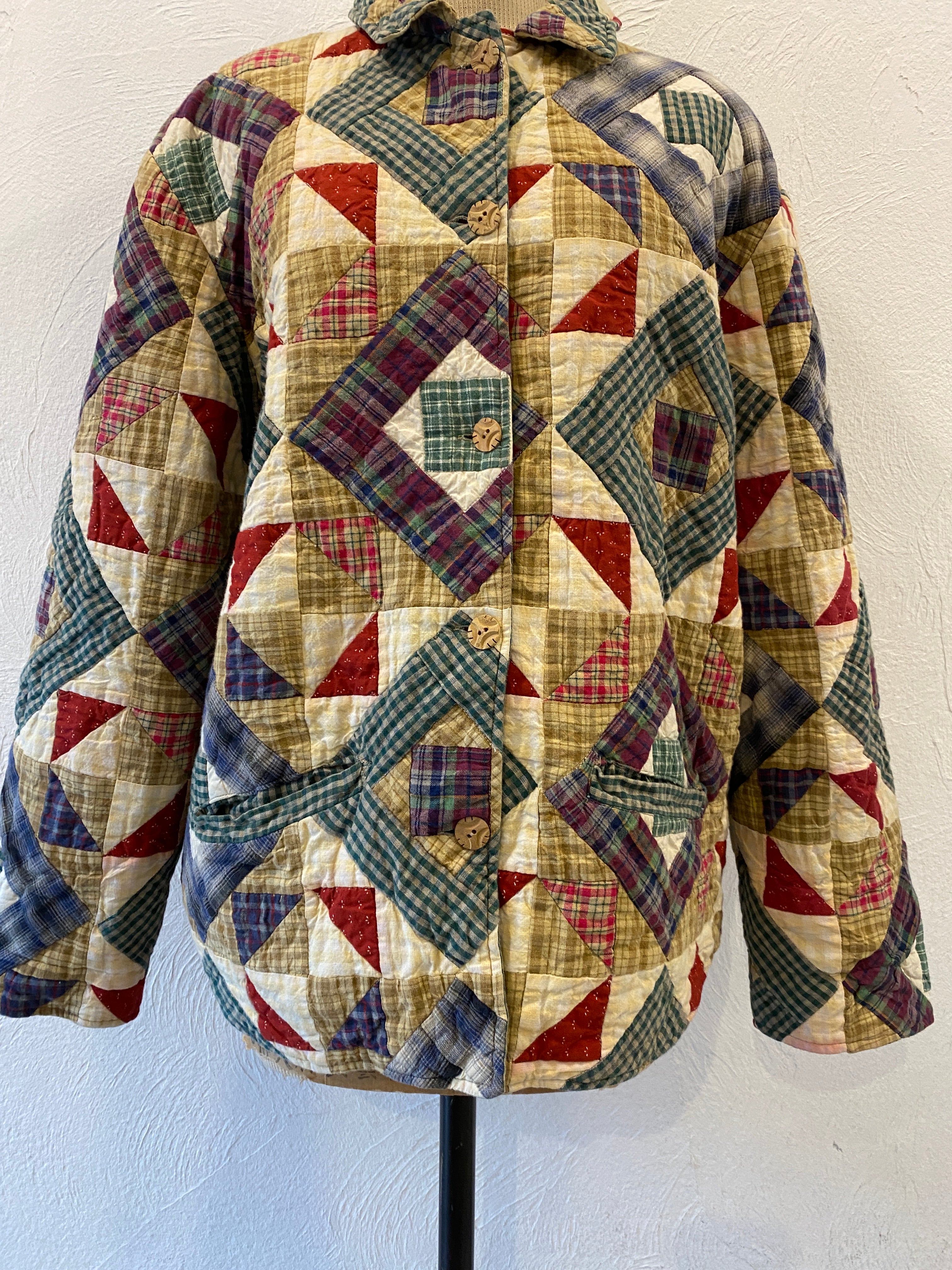 2way patchwork jacket