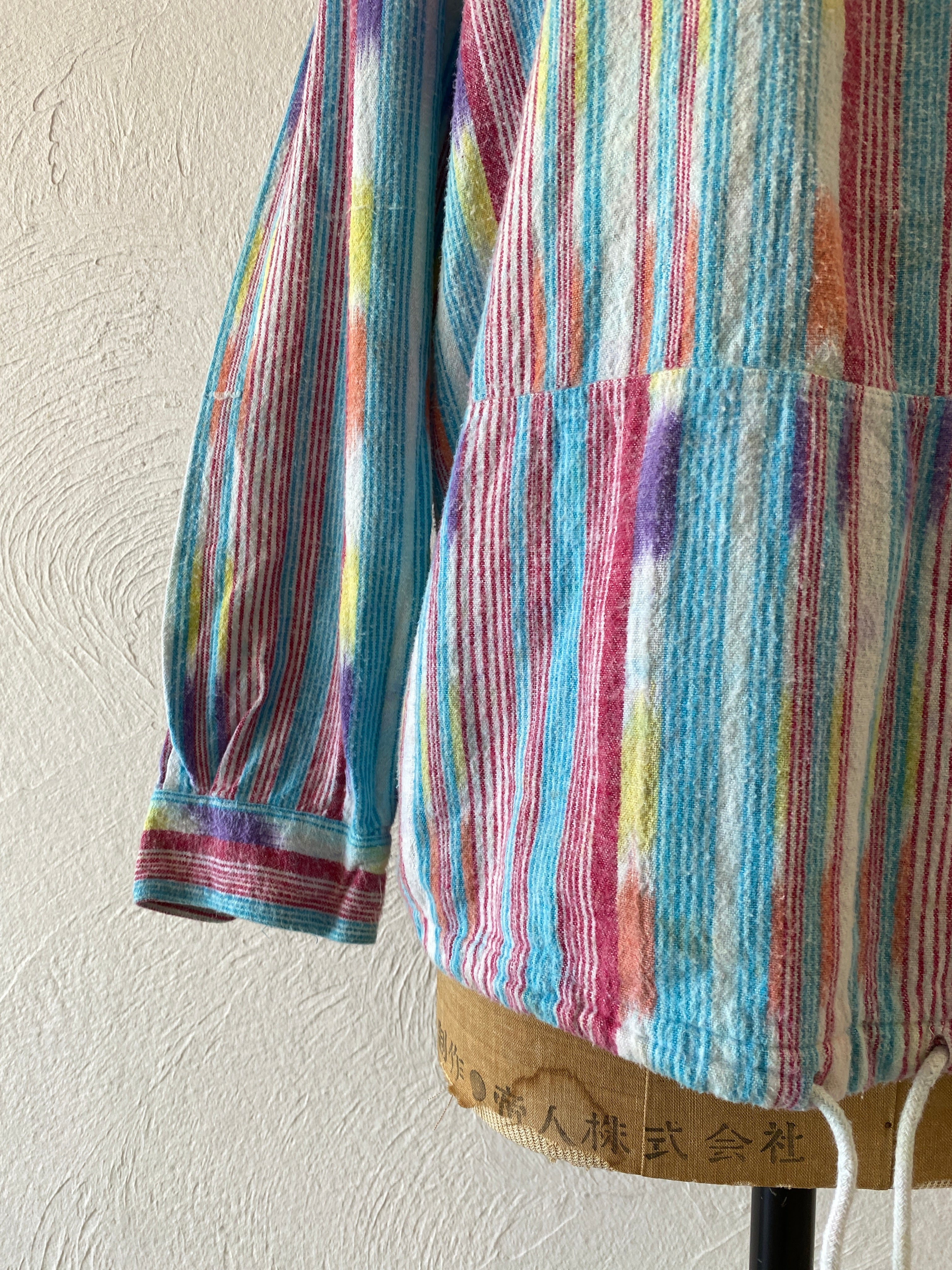 mix stripe pullover