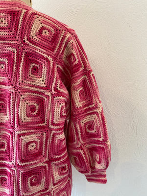 hand knit cardigan