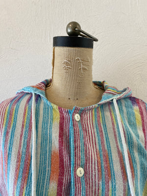 mix stripe pullover