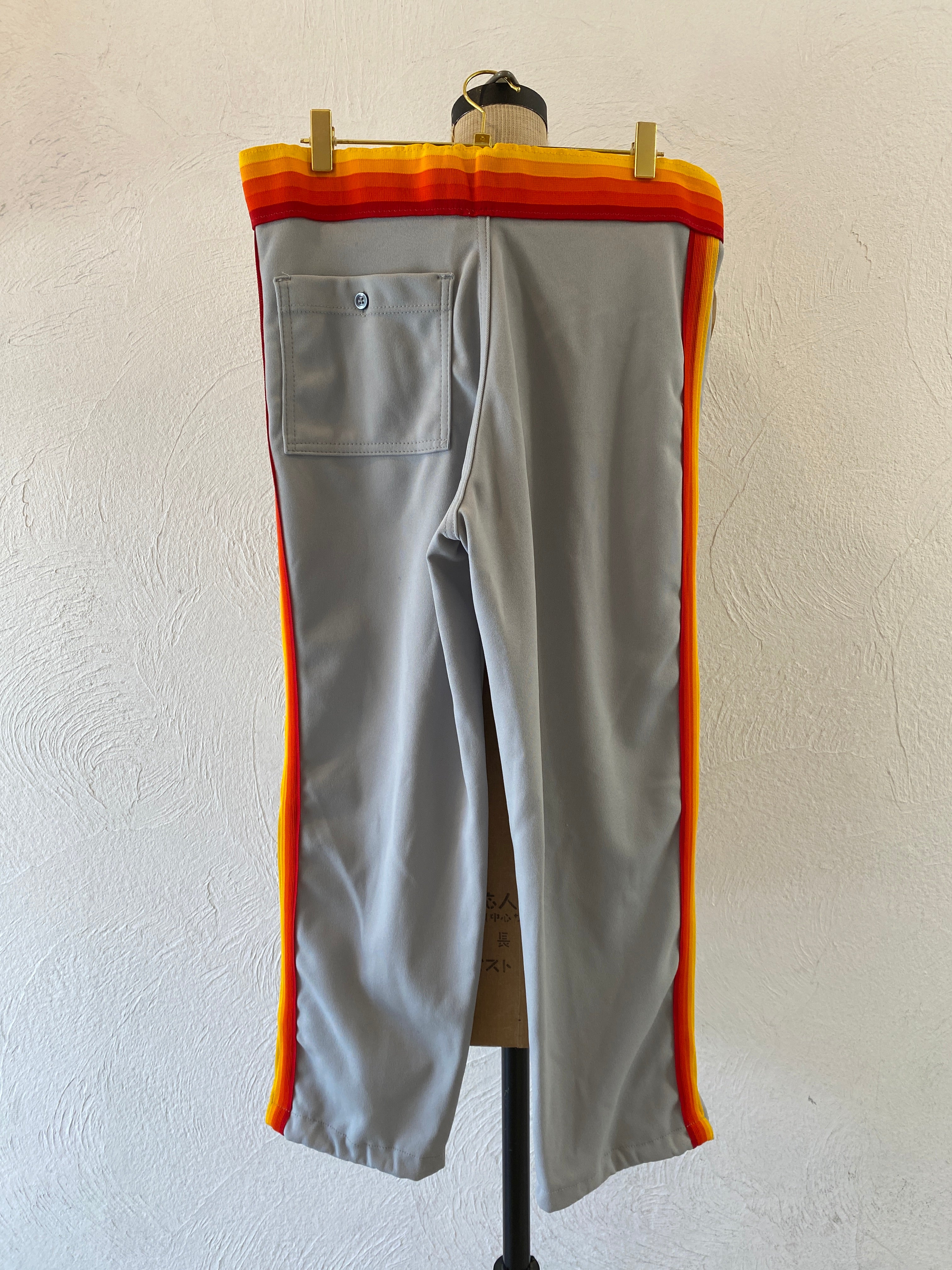 orange line baseball pants