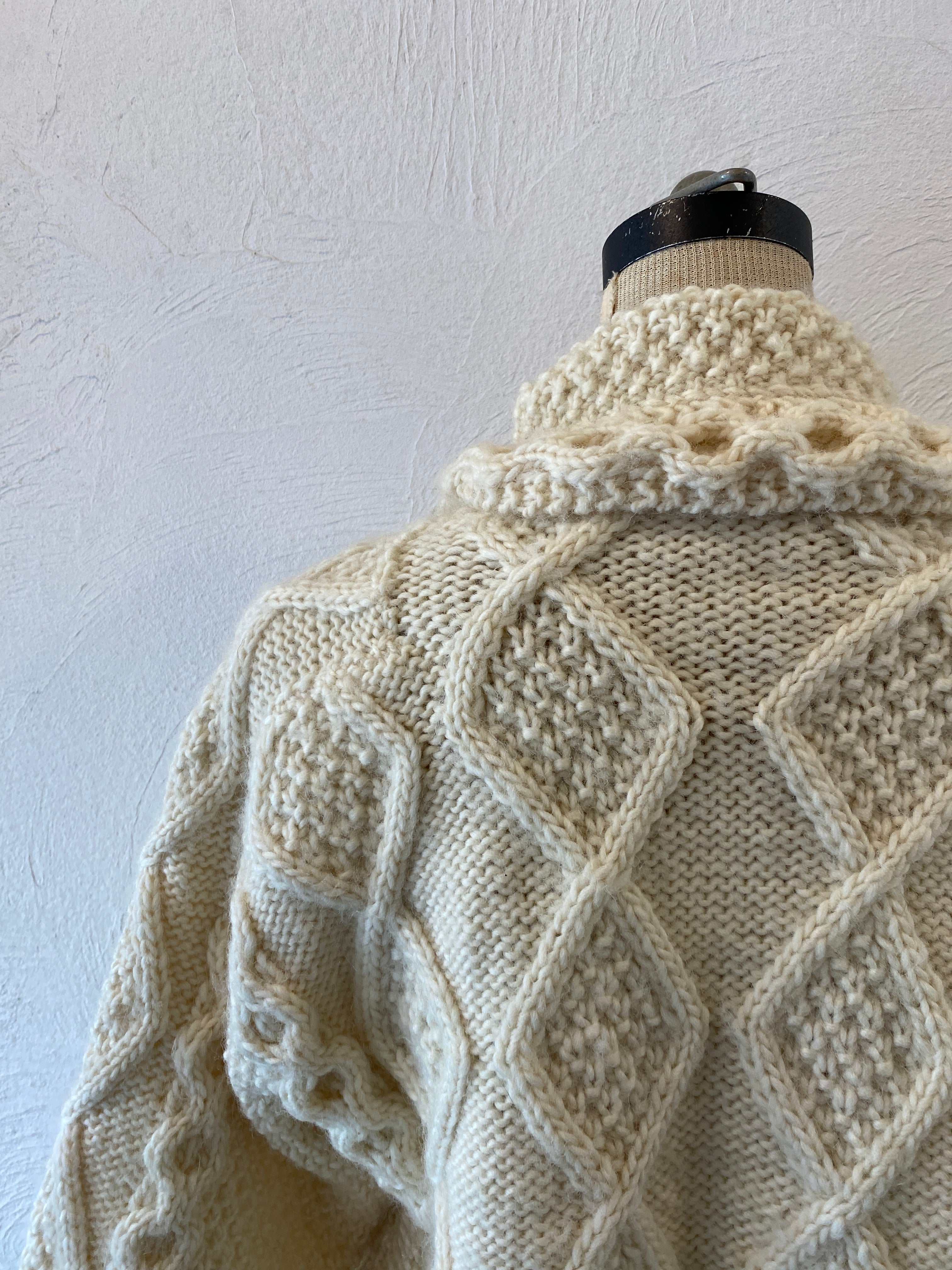 aran knit jumper