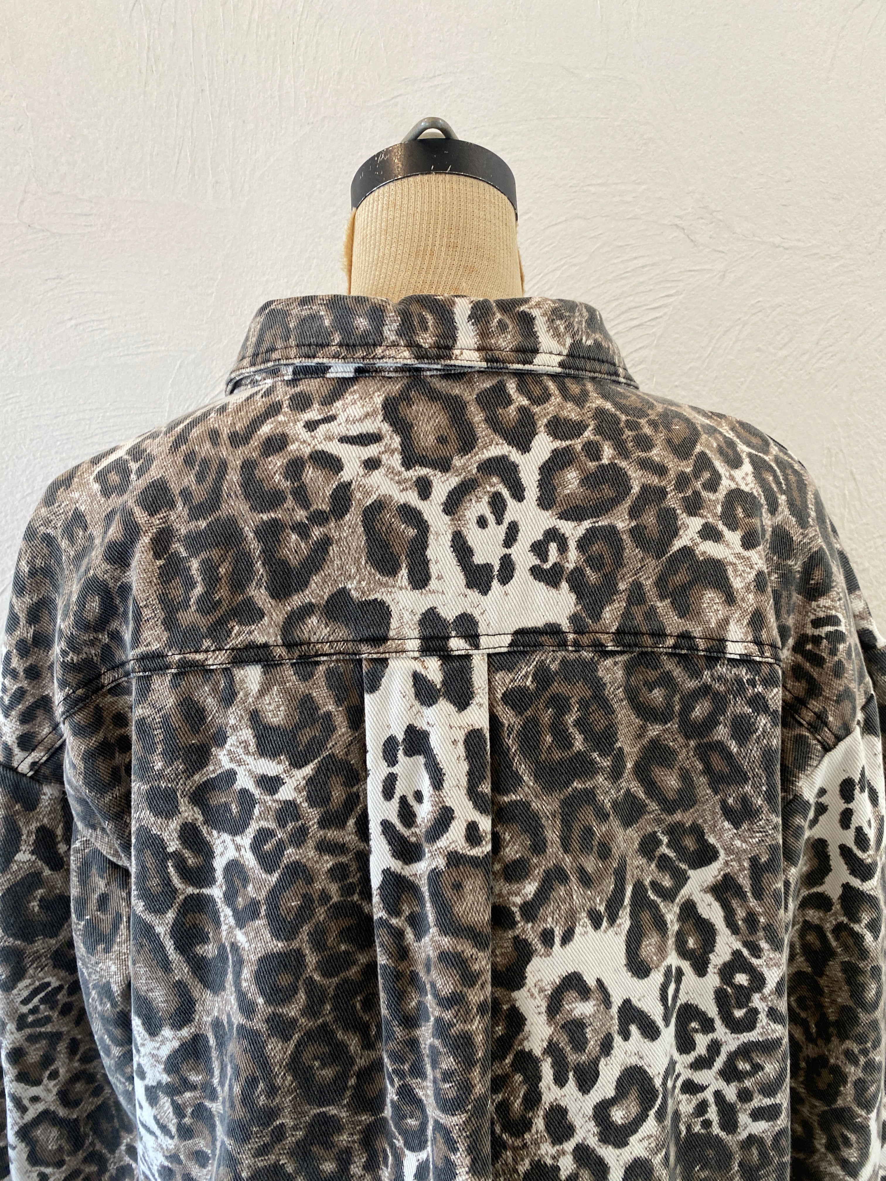 white leopard jacket