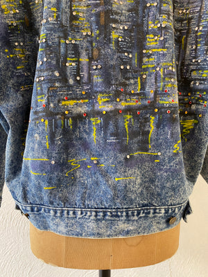 studs denim jacket