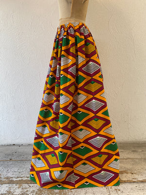 long cotton skirt