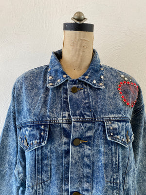 studs denim jacket