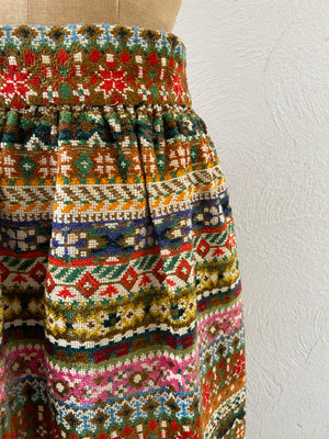 vintage fabric skirt