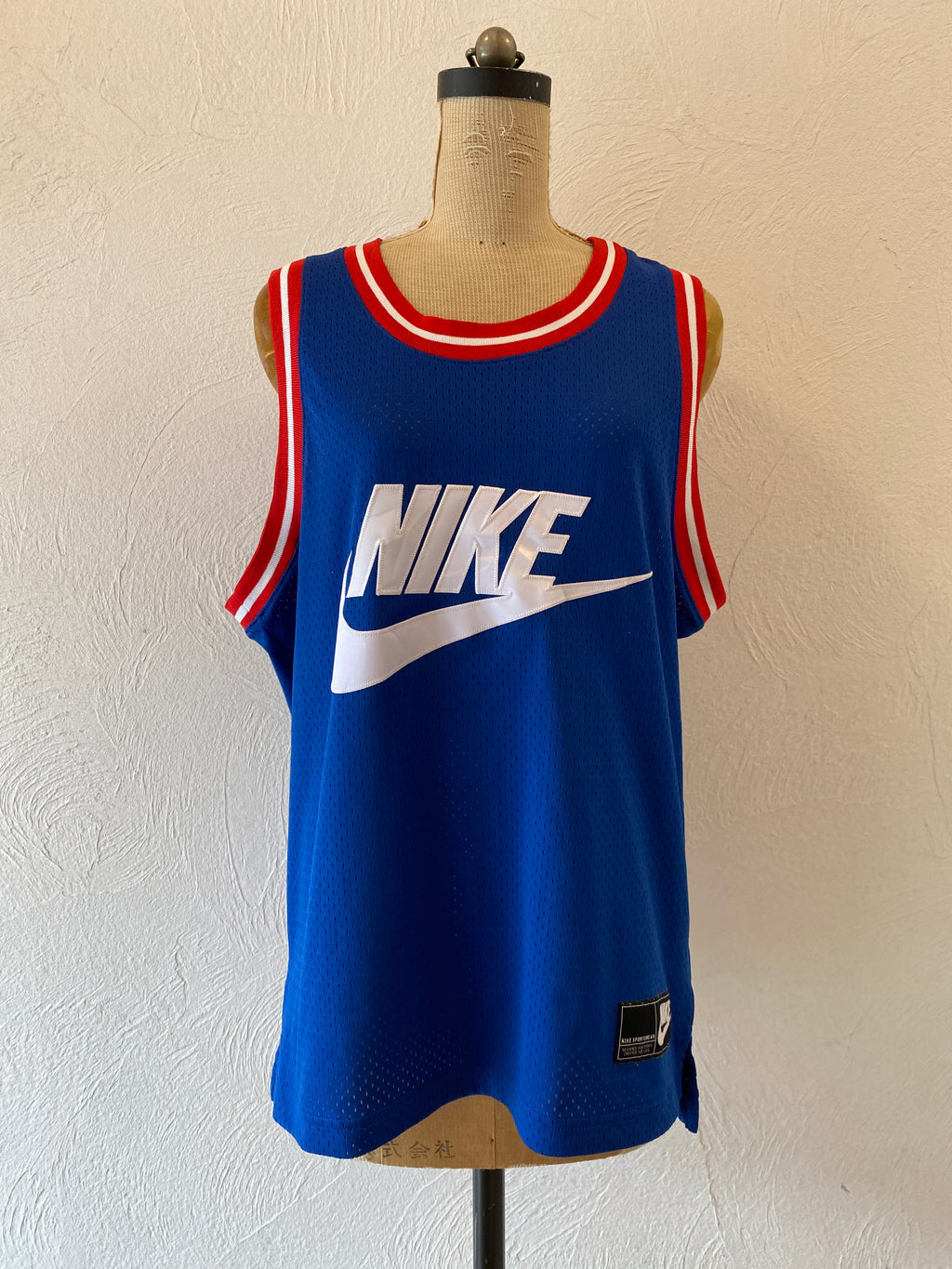 tricolore mesh tank