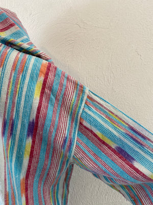mix stripe pullover