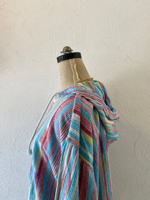 mix stripe pullover