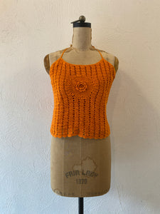 cotton knit bustier