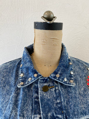 studs denim jacket