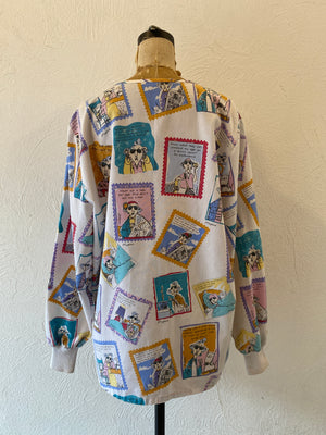 photo pattern cotton shirts